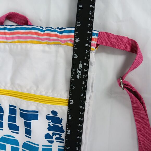 Walt Disney World 1971 Cinch Sack Tote Mickey Mouse Rainbow Colors Disney Parks - Picture 9 of 12